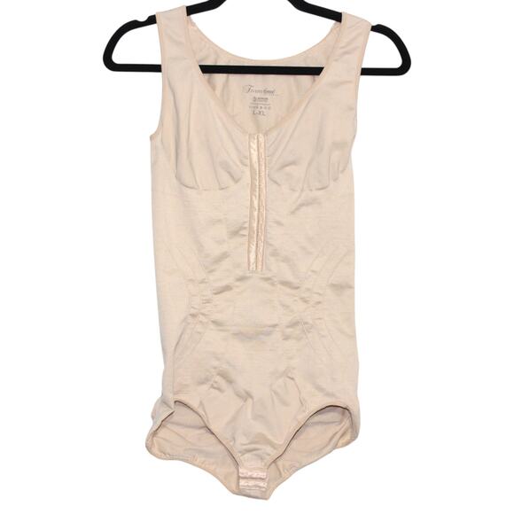 Beige Nude Shapewear Bodysuit Size L-XL - Picture 2 of 6